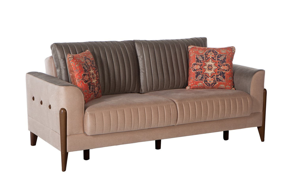 Bellona Piero Love Seat (Hande Beige) by Bellona