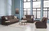 Bellona Bennett Living Room Set Sofa Loveseat Armchair by Bellona ARMONI BROWN