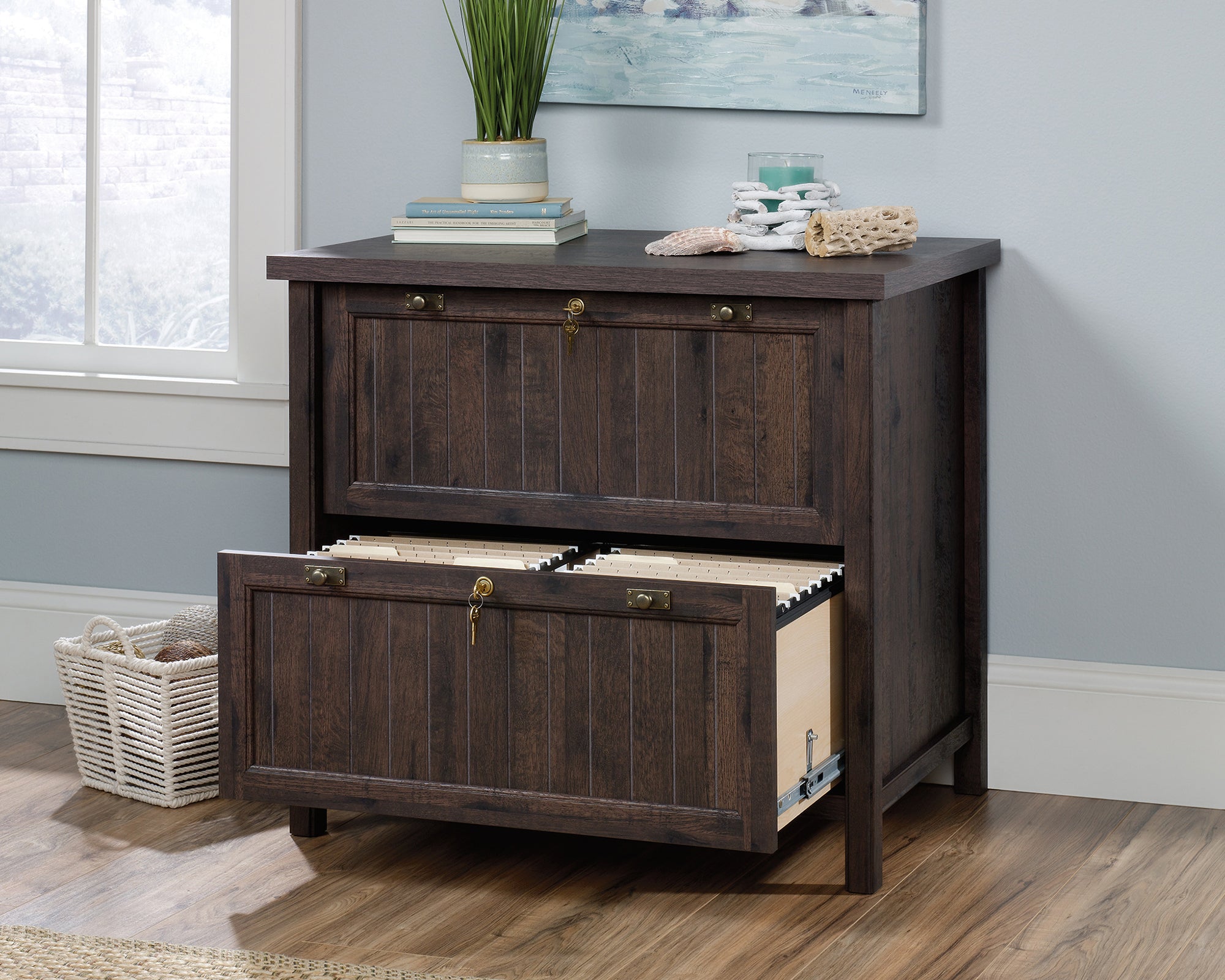 Costa Lateral File Coffee Oak