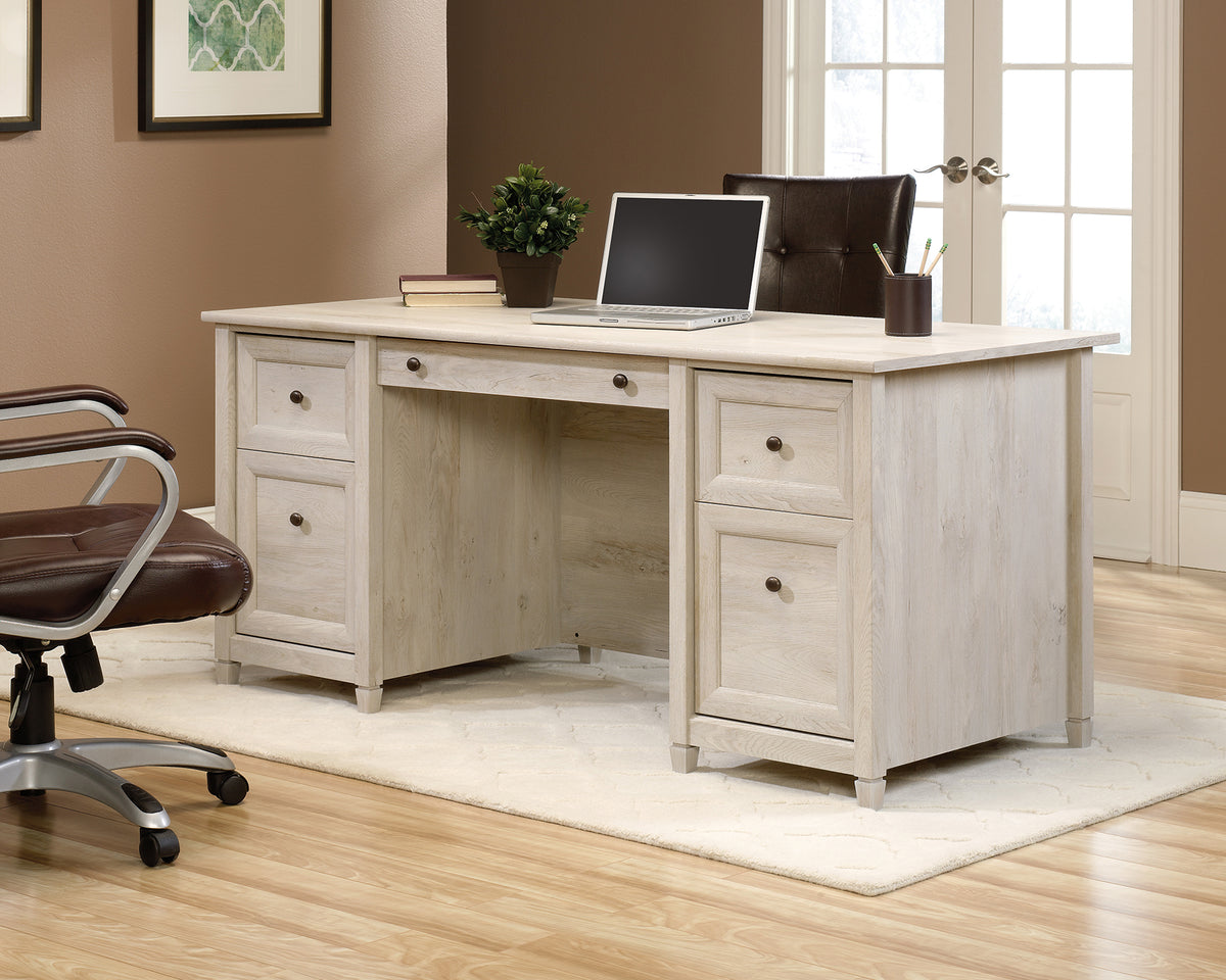 Edge Water  Executive Desk Chalked Chestnut