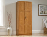 Sauder Select Storage Cabinet Highland Oak