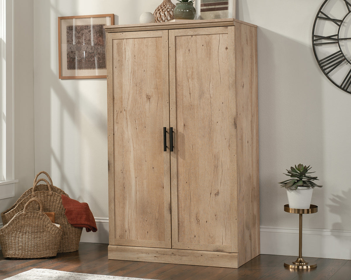 Aspen Post  2-Door Storage Cabinet in Prime Oak