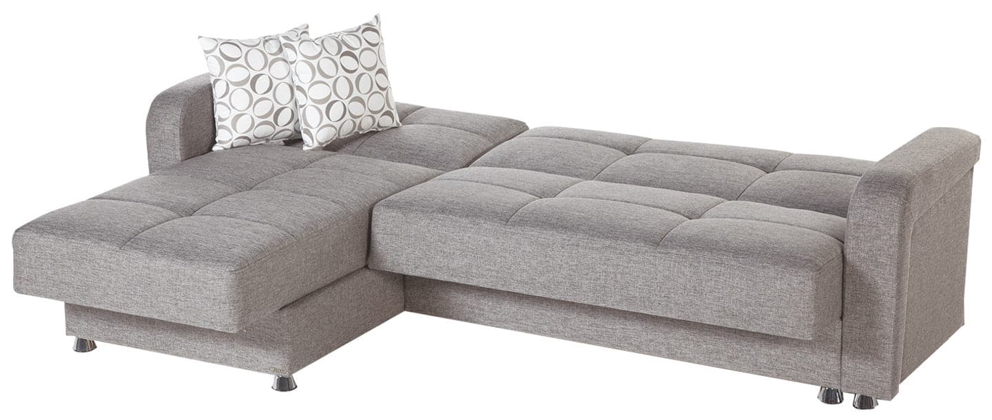 Bellona Vision Sleeper Sectional by Bellona Diego Grey Sectional + Ottoman