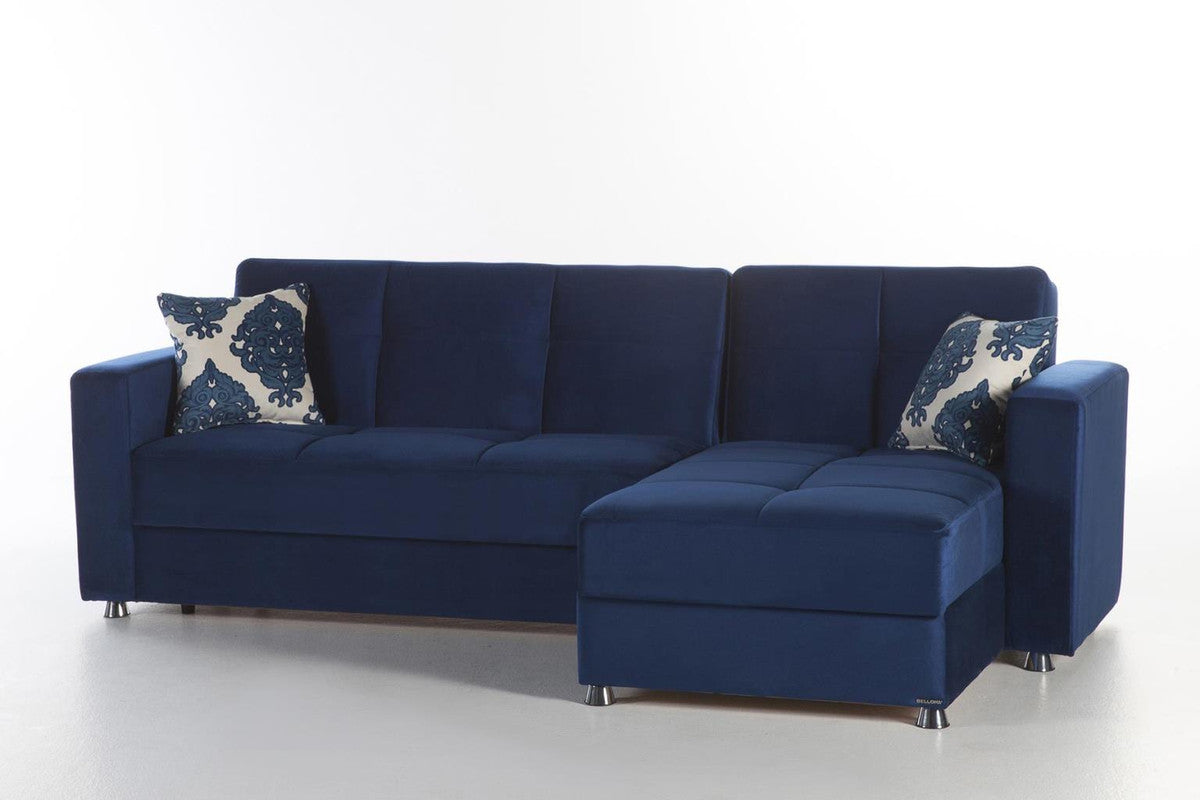 Bellona Elegant Sleeper Sectional Storage Chaise by Bellona