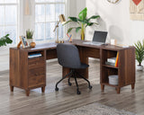 Willow Place  L-Shaped Home Office Desk in Grand Walnut