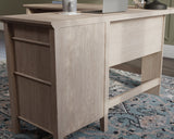 East Adara  L-Shaped Computer Desk in Cascade Oak