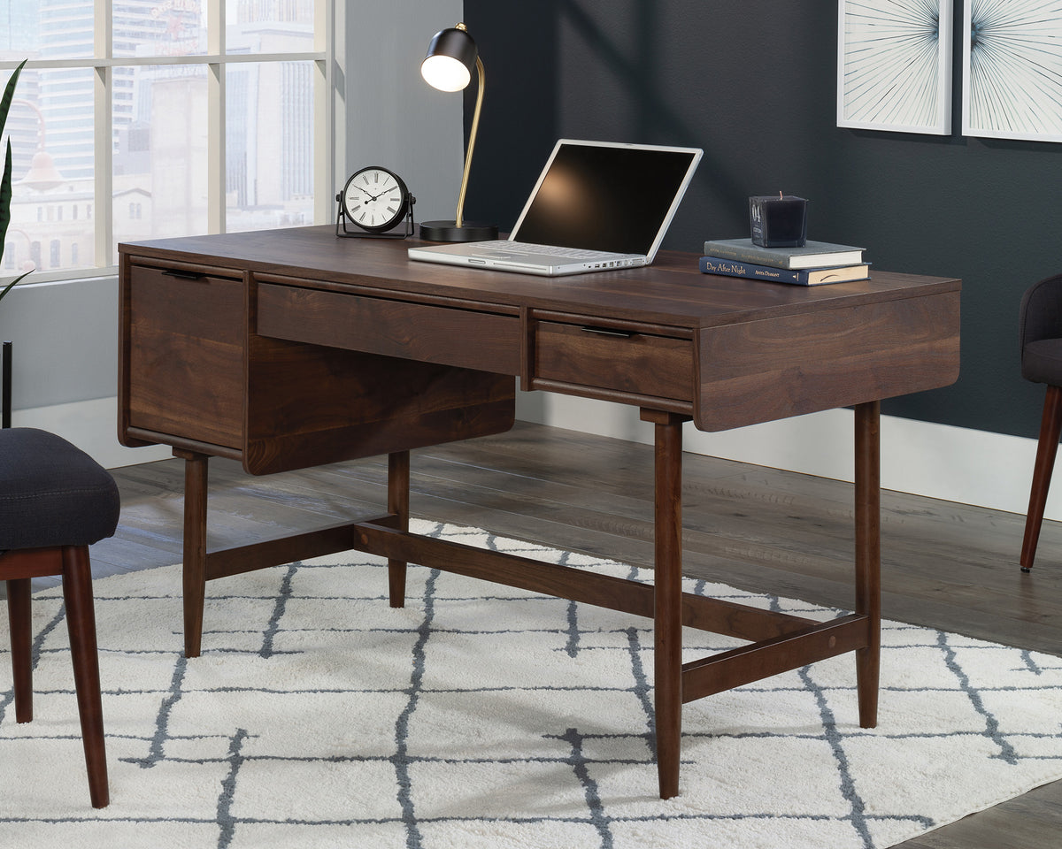 Clifford Place  Double Pedestal Desk in Grand Walnut