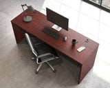 Affirm 72" x 24" Cherry Commercial Office Desk