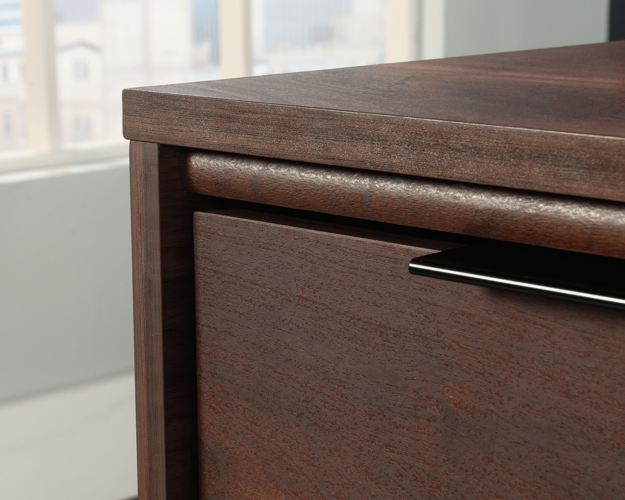 Clifford Place  Double Pedestal Desk in Grand Walnut