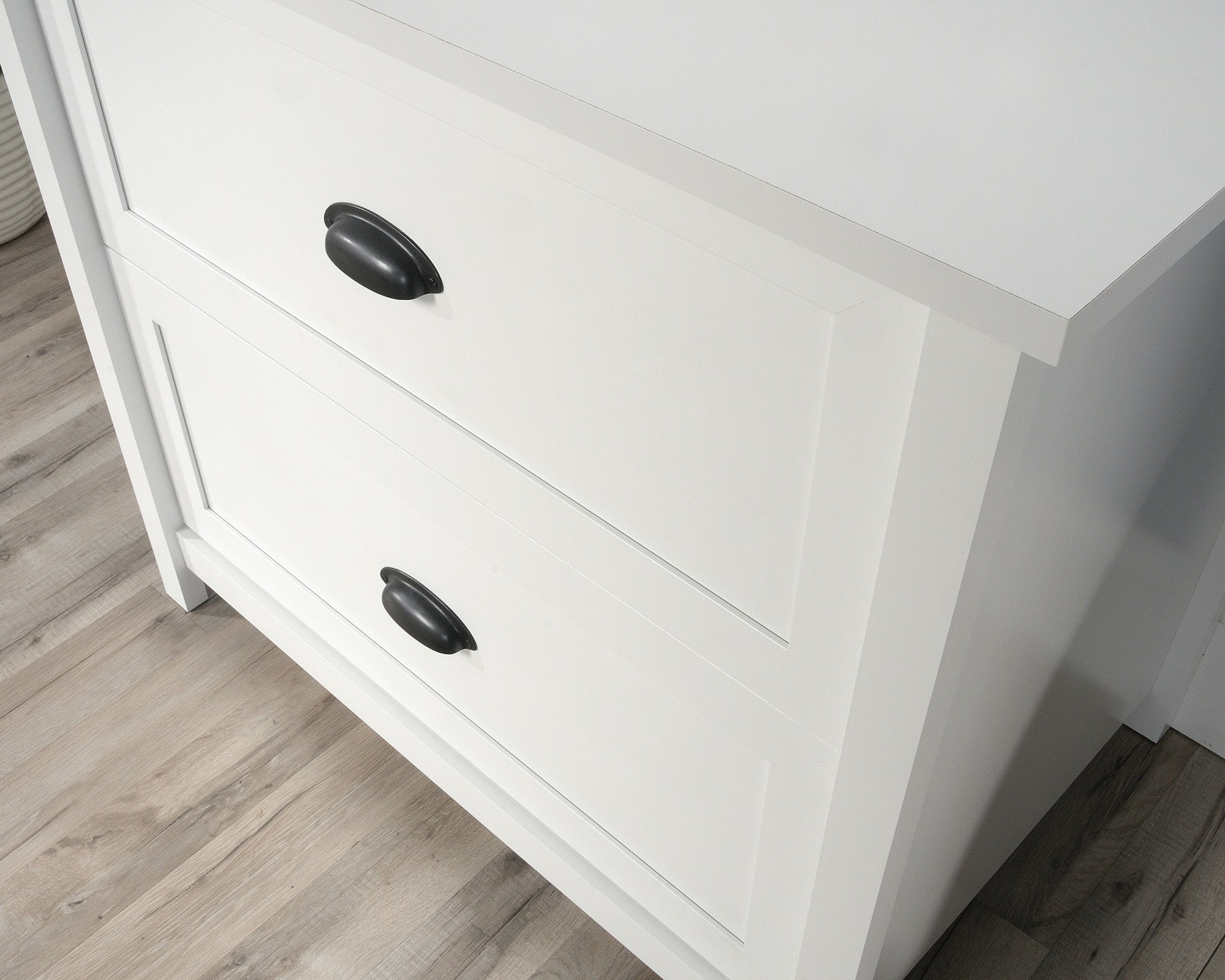 County Line  2-Drawer Lateral File Cabinet in Soft White