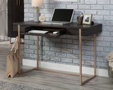 Walter Heights  Wood & Metal Writing Desk in Blade Walnut