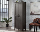 Sauder Select Two-Door Storage Cabinet in Blade Walnut Blade