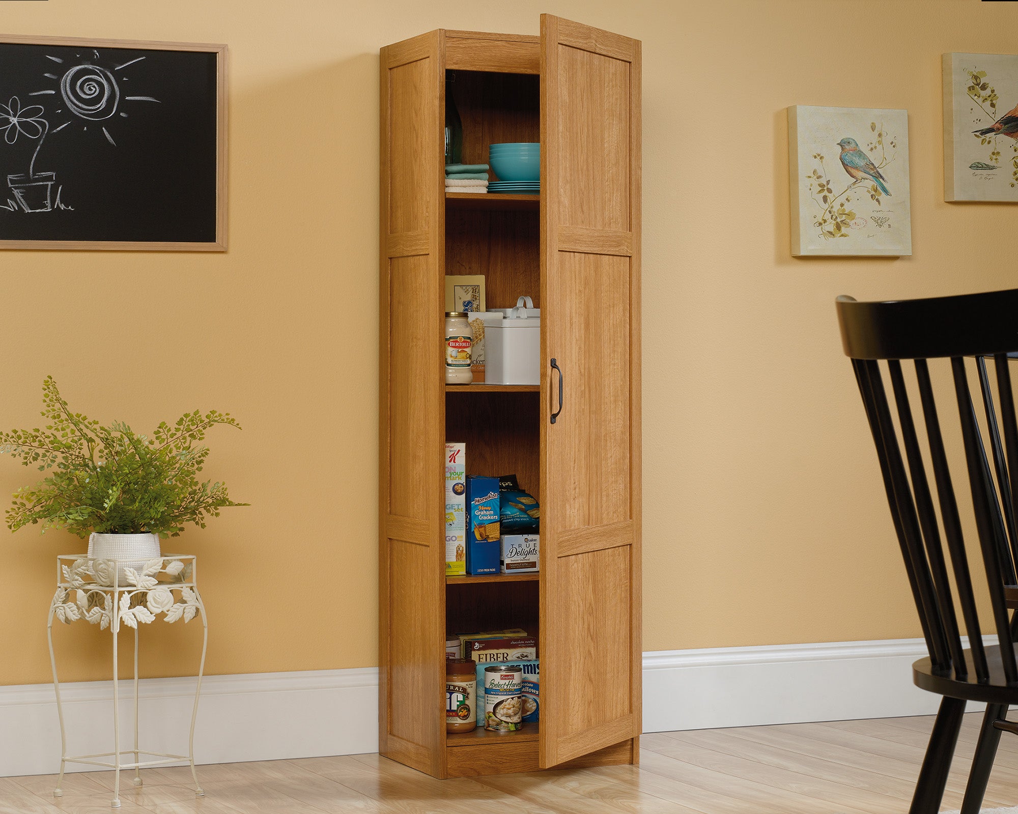 Sauder Select Storage Cabinet  Oak