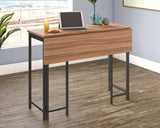 North Avenue  Modern Drop Leaf Table in Sindoori Mango