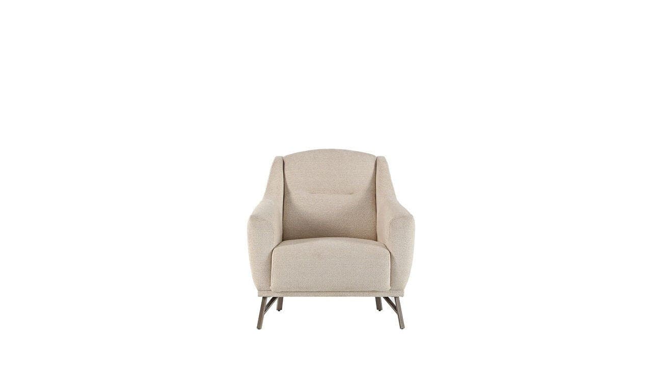 Bellona Mirante Accent Chair (Beatto Cream) by Bellona