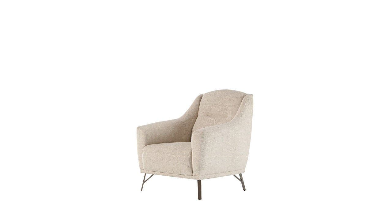 Bellona Mirante Accent Chair (Beatto Cream) by Bellona