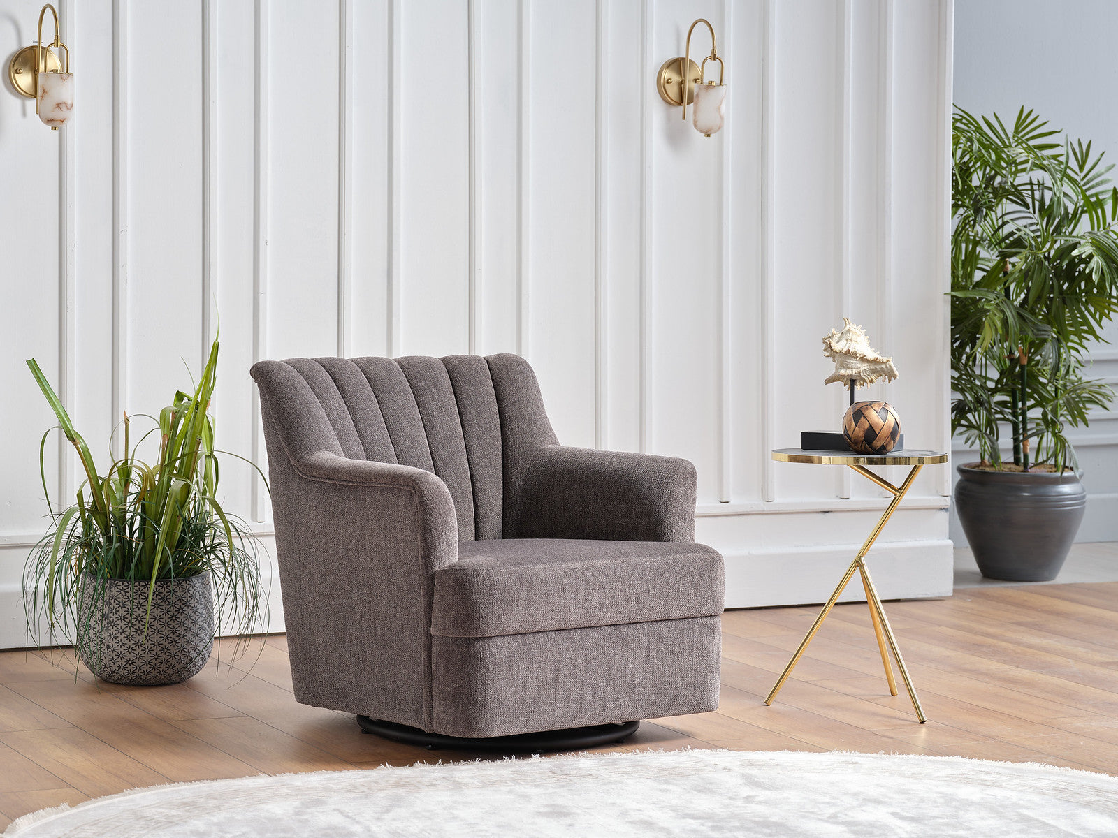 Bellona Urbane Swivel Chair by Bellona URBANE ANTHRACITE