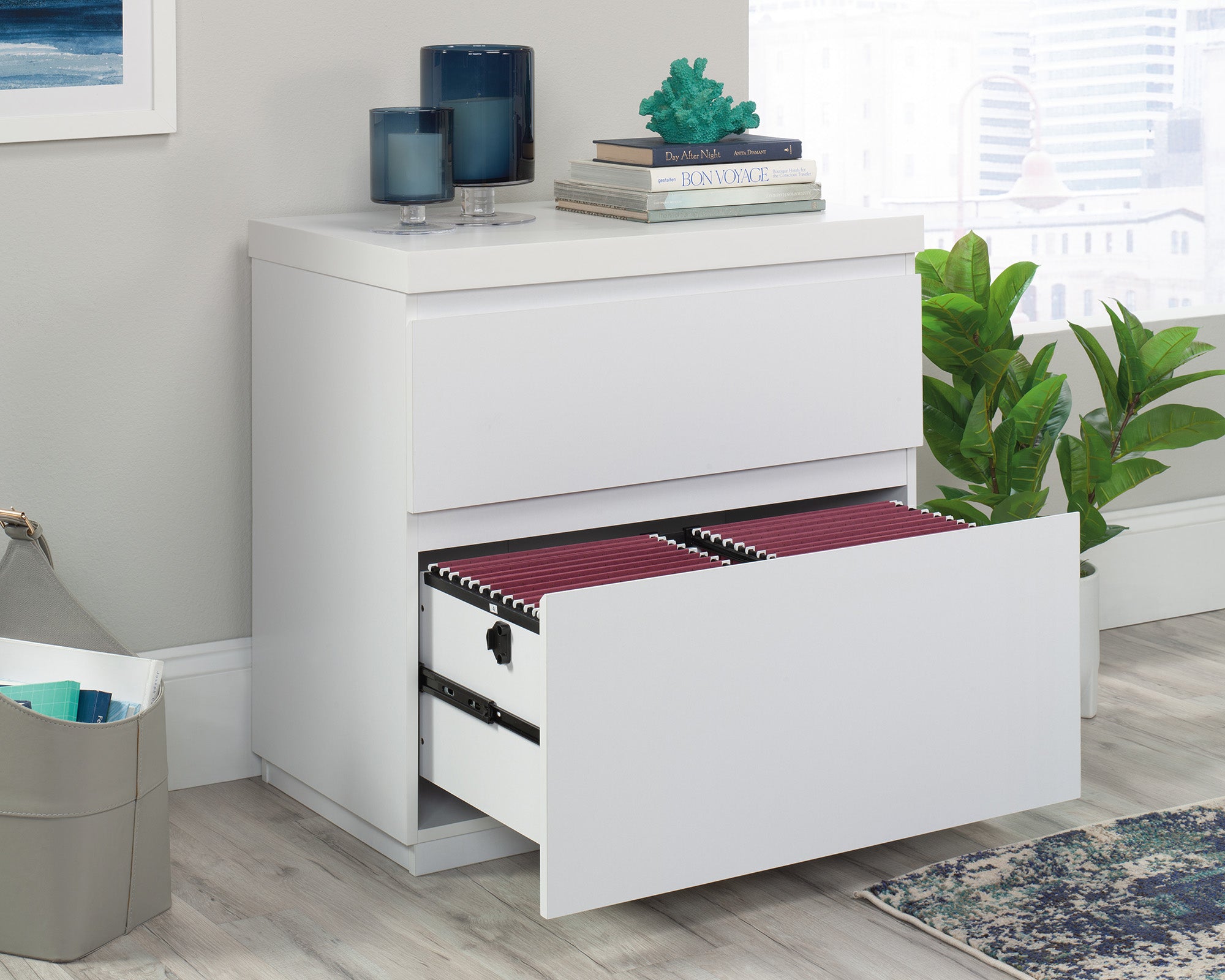 Northcott 2-Drawer Lateral Filing Cabinet in White