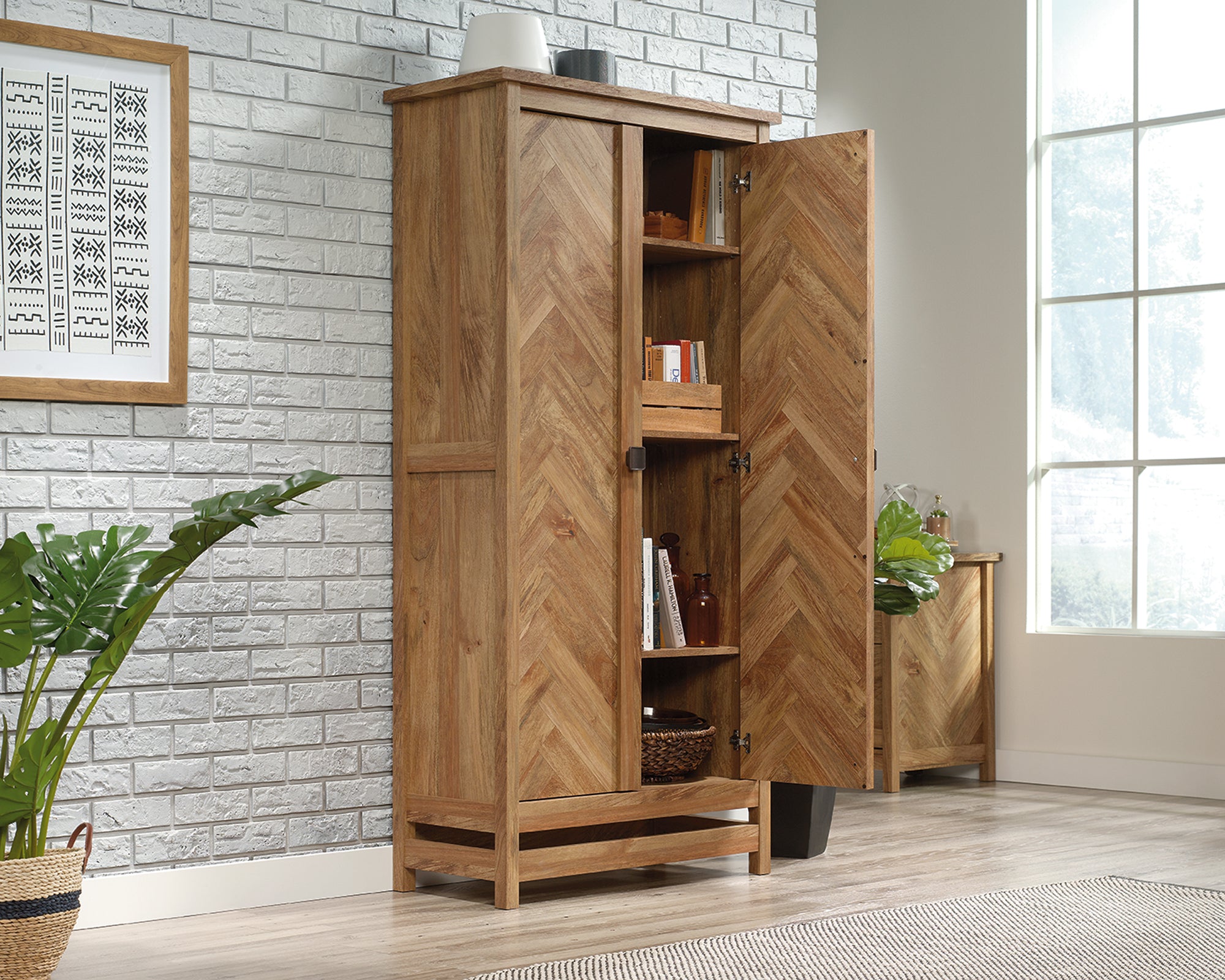 Cannery Bridge  Storage Cabinet Sindoori Mango