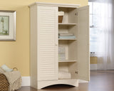 Harbor View  Storage Cabinet Antiqued White