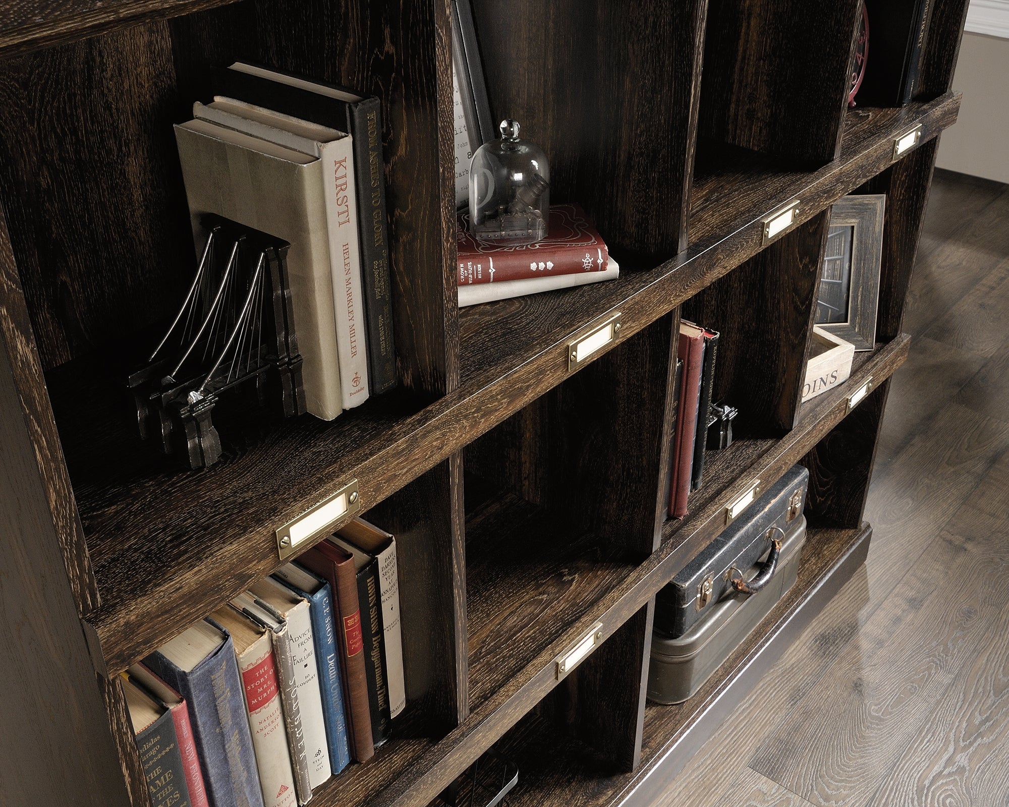 Barrister Lane  Bookcase Iron Oak