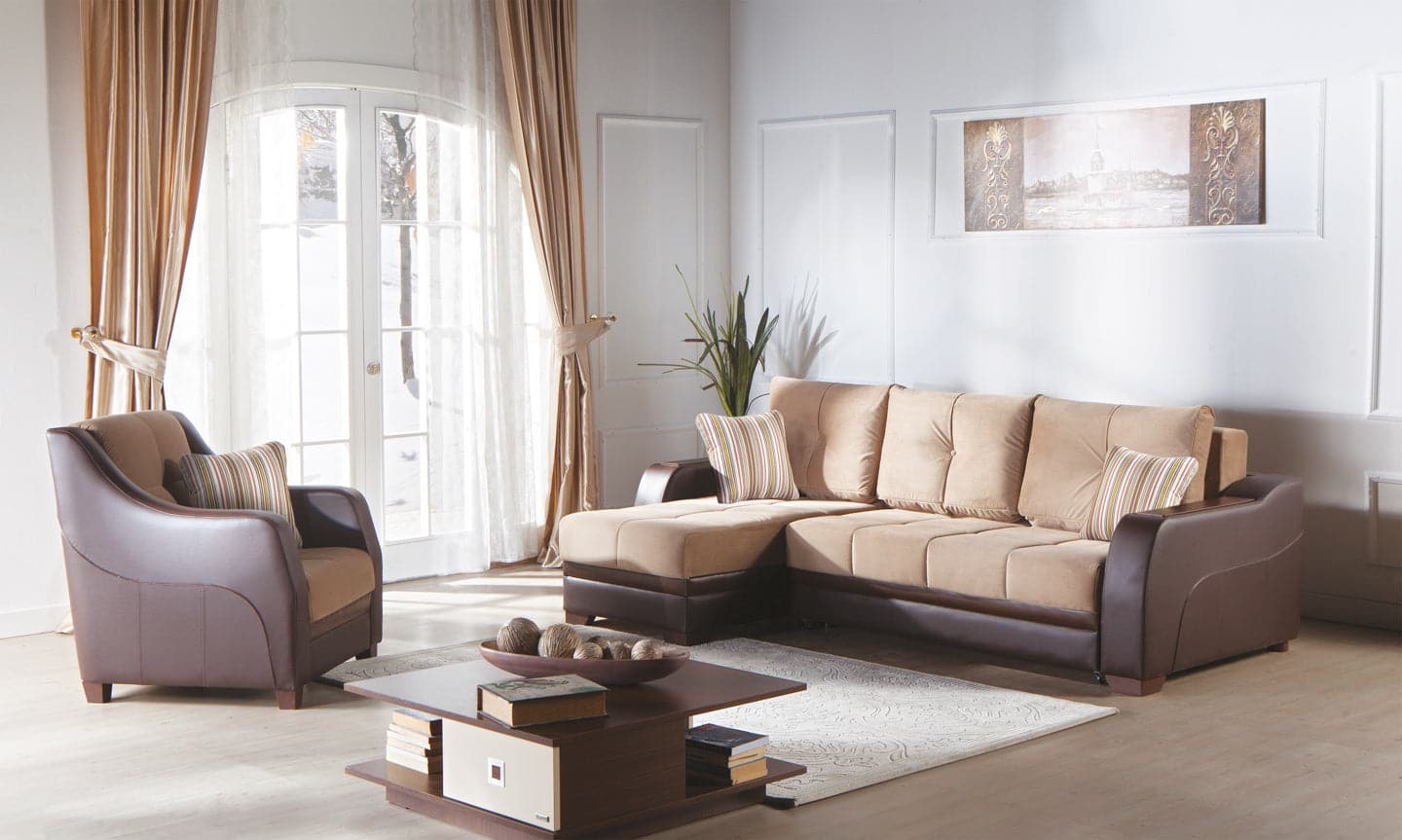 Bellona Ultra Sleeper Sectional by Bellona