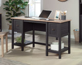 Cottage Road  Double Pedestal Desk with Drawers Raven Oak