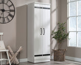 HomePlus 2-Door Kitchen Pantry Cabinet in Soft White