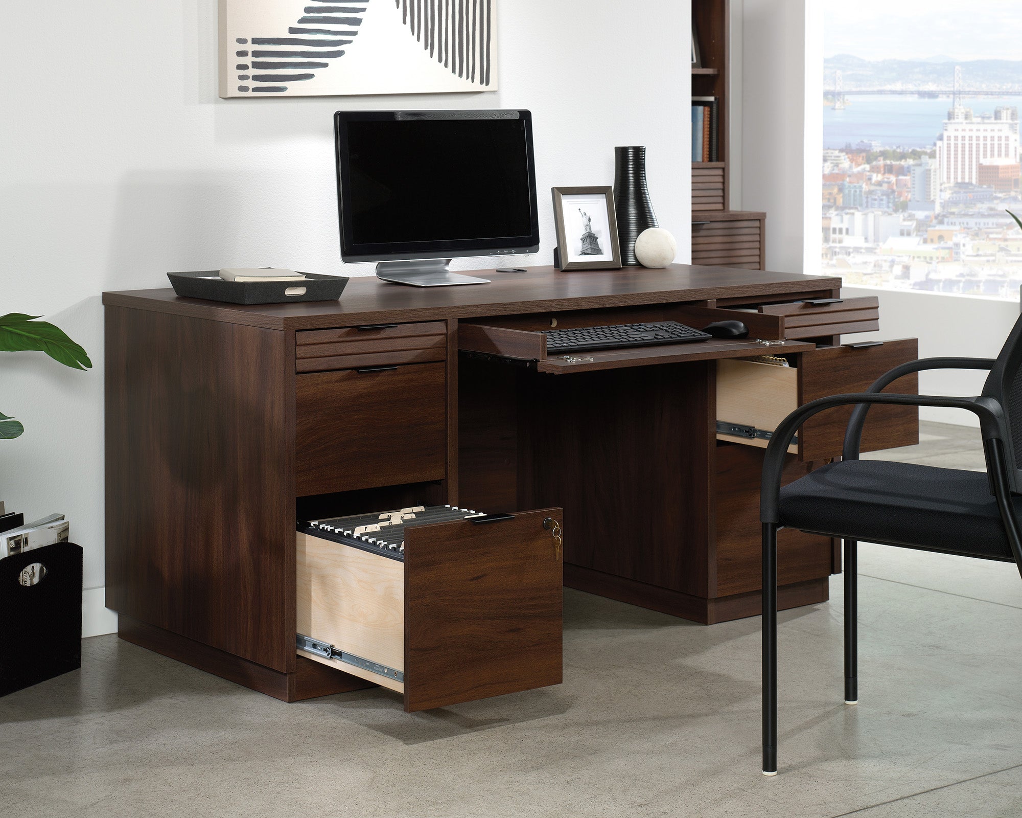 Palo Alto 60" Commercial Executive Desk