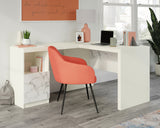 Hudson Court  Contemporary L-Shaped Desk in Pearl Oak