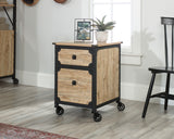 Steel River  Metal & Wood Rolling Pedestal File Cabinet