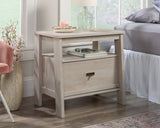 Trestle  1-Drawer Night Stand in Chalked Chestnut