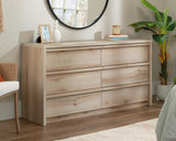 Harvey Park  6-Drawer Bedroom Dresser in Pacific Maple