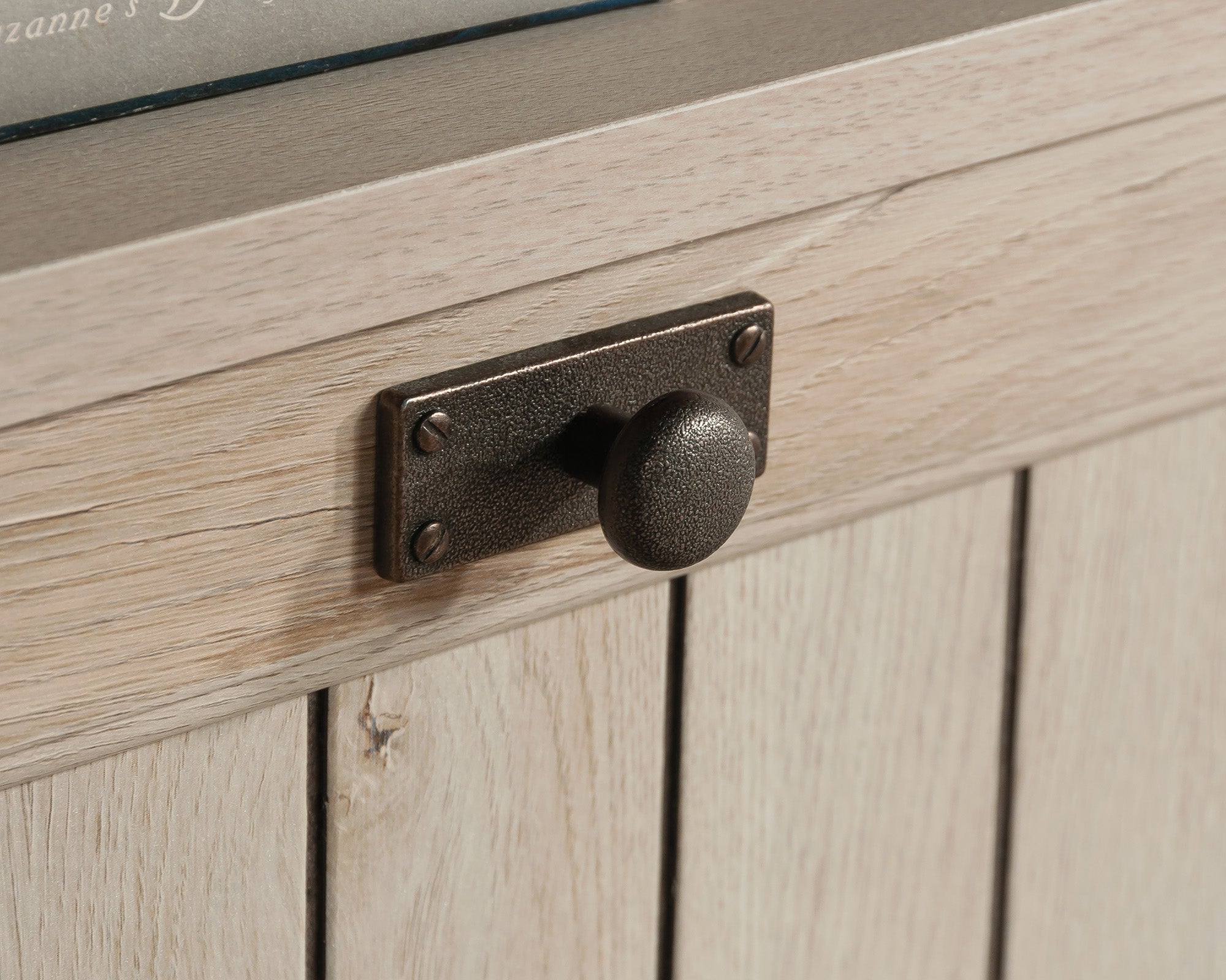 Costa Corner Computer Desk in Chalked Chestnut