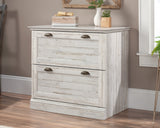 Barrister Lane  2-Drawer Lateral File Cabinet in White Plank