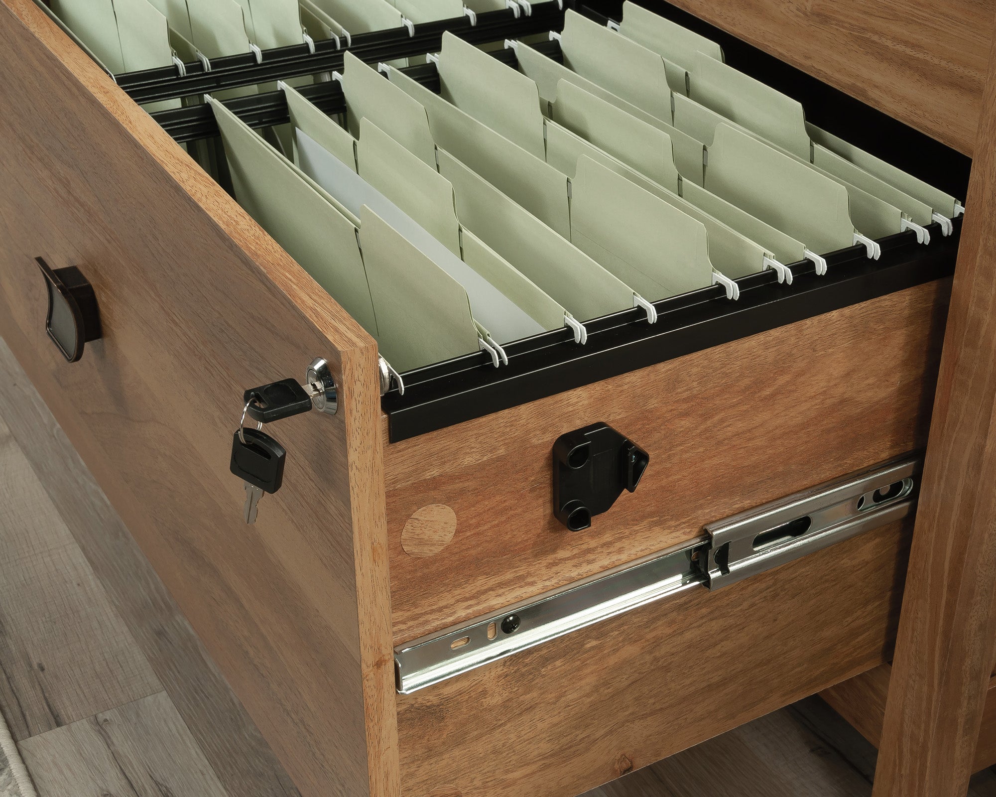 Cannery Bridge  2-Drawer Lateral File Cabinet with Key Lock