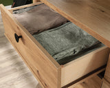 Dover Edge  6-Drawer Bedroom Dresser in Timber Oak