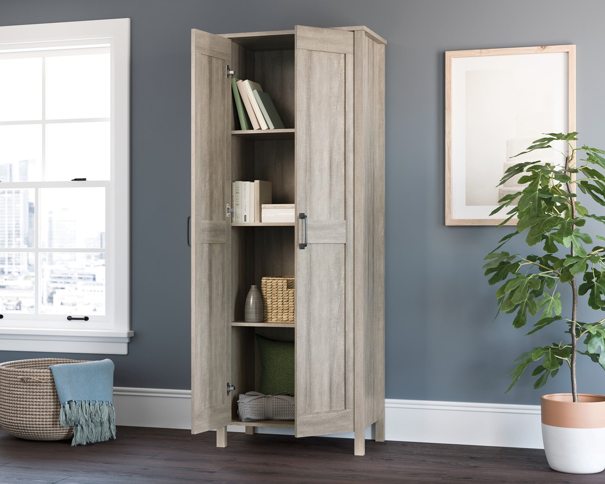 Sauder Select Spring Maple Two-Door Storage Cabinet