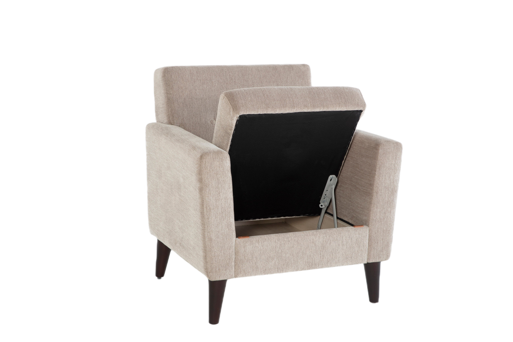 Bellona Theo Accent Chair and Ottoman by Bellona THEO GREY