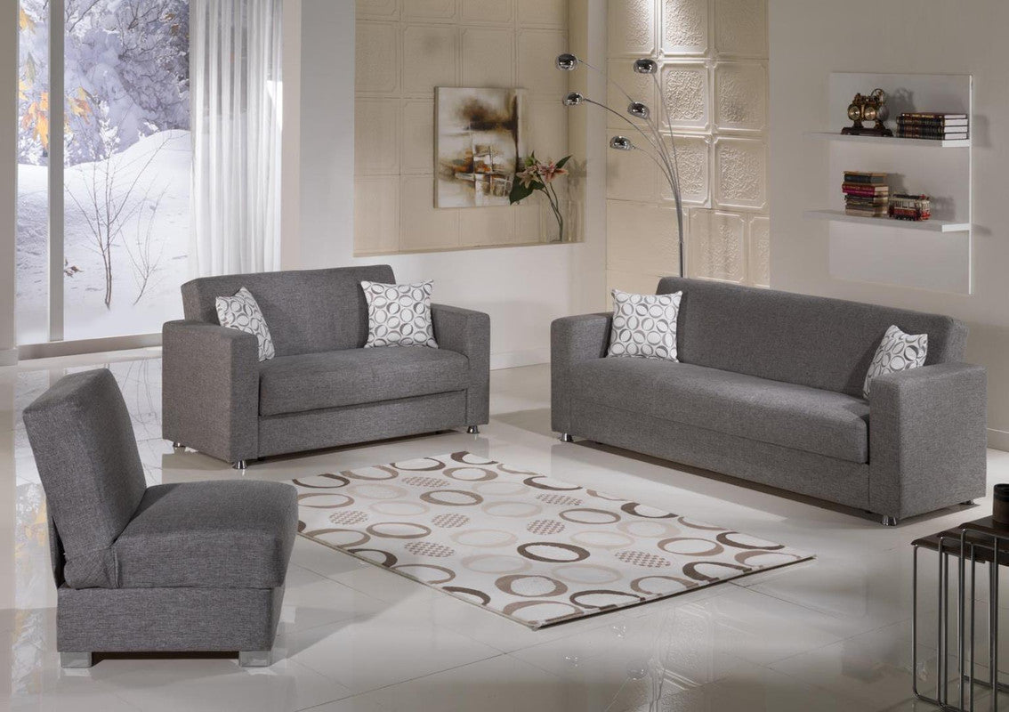 Bellona Tokyo 3 Seat Sleeper Sofa by Bellona SANTA GLORY GRAY