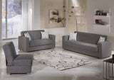 Bellona Tokyo Living Room Set Sofa Loveseat by Bellona DIEGO GRAY