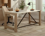 Dixon City  Executive Business Desk in Brushed Oak