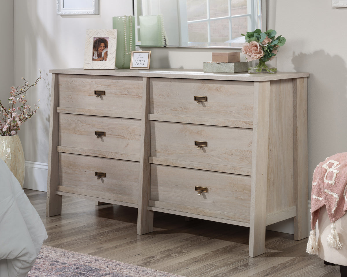 Trestle  6-Drawer Dresser in Chalked Chestnut