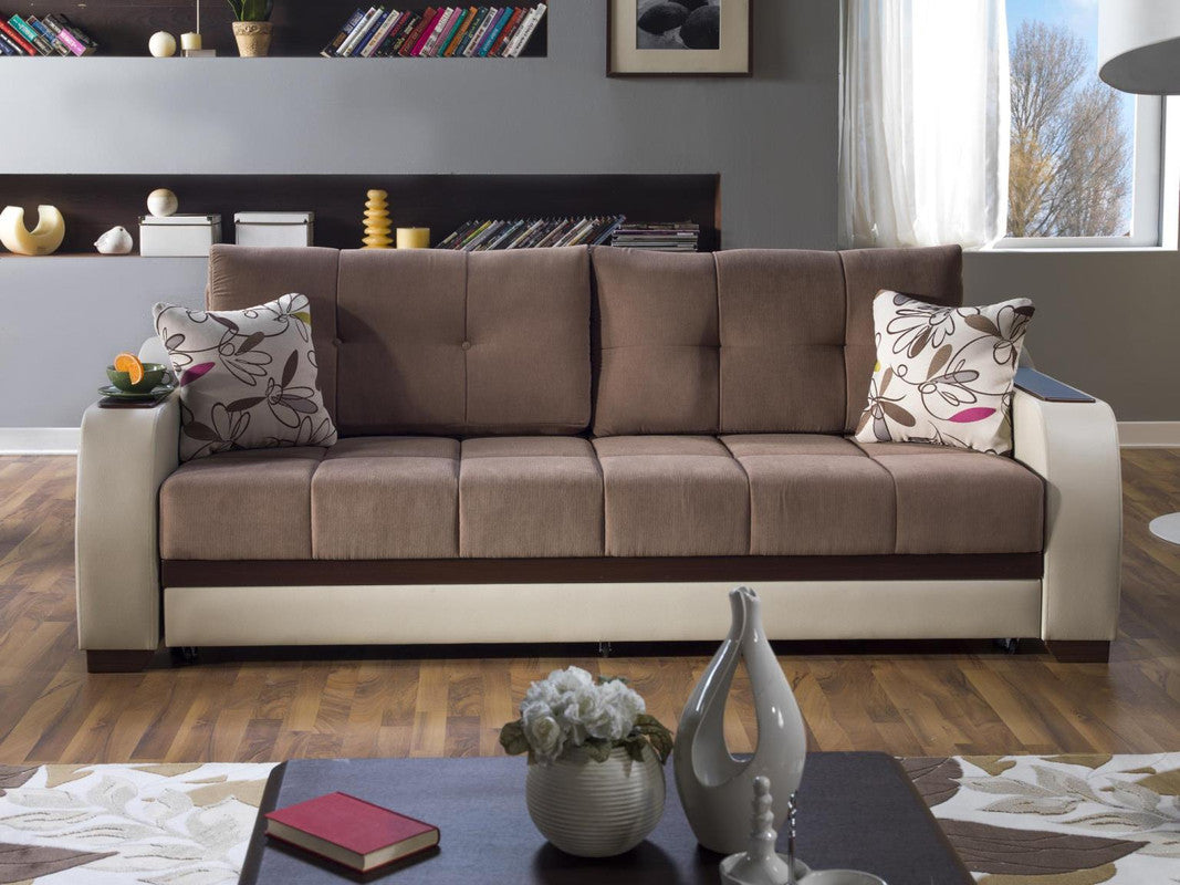 Bellona Ultra 3 Seat Sleeper Sofa by Bellona OPTIMUM BROWN