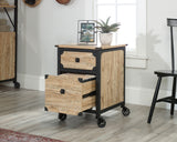 Steel River  Metal & Wood Rolling Pedestal File Cabinet