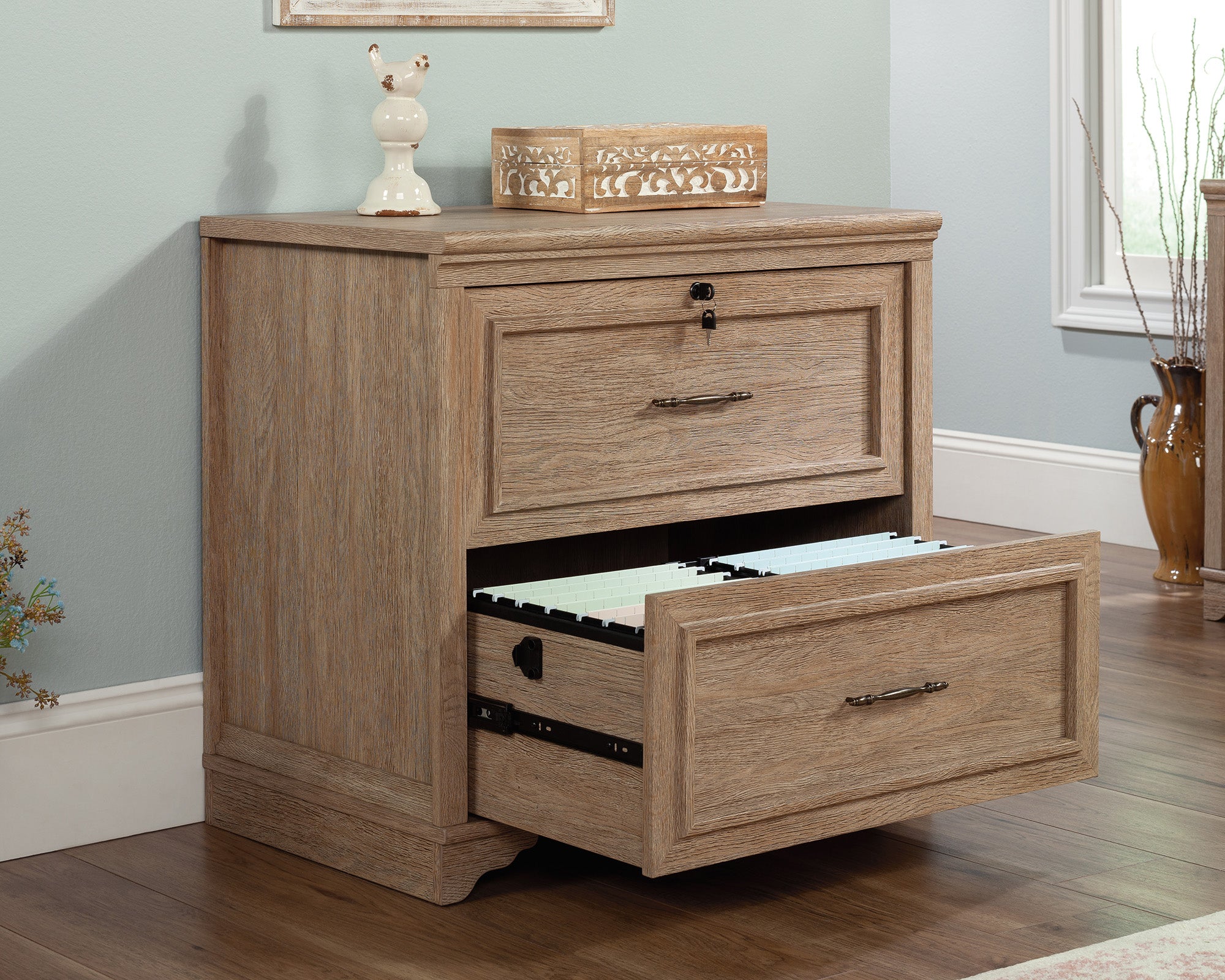 Rollingwood  2-Drawer Lateral File Cabinet in Brushed Oak