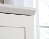 HomePlus Wardrobe/Storage Cabinet Soft White