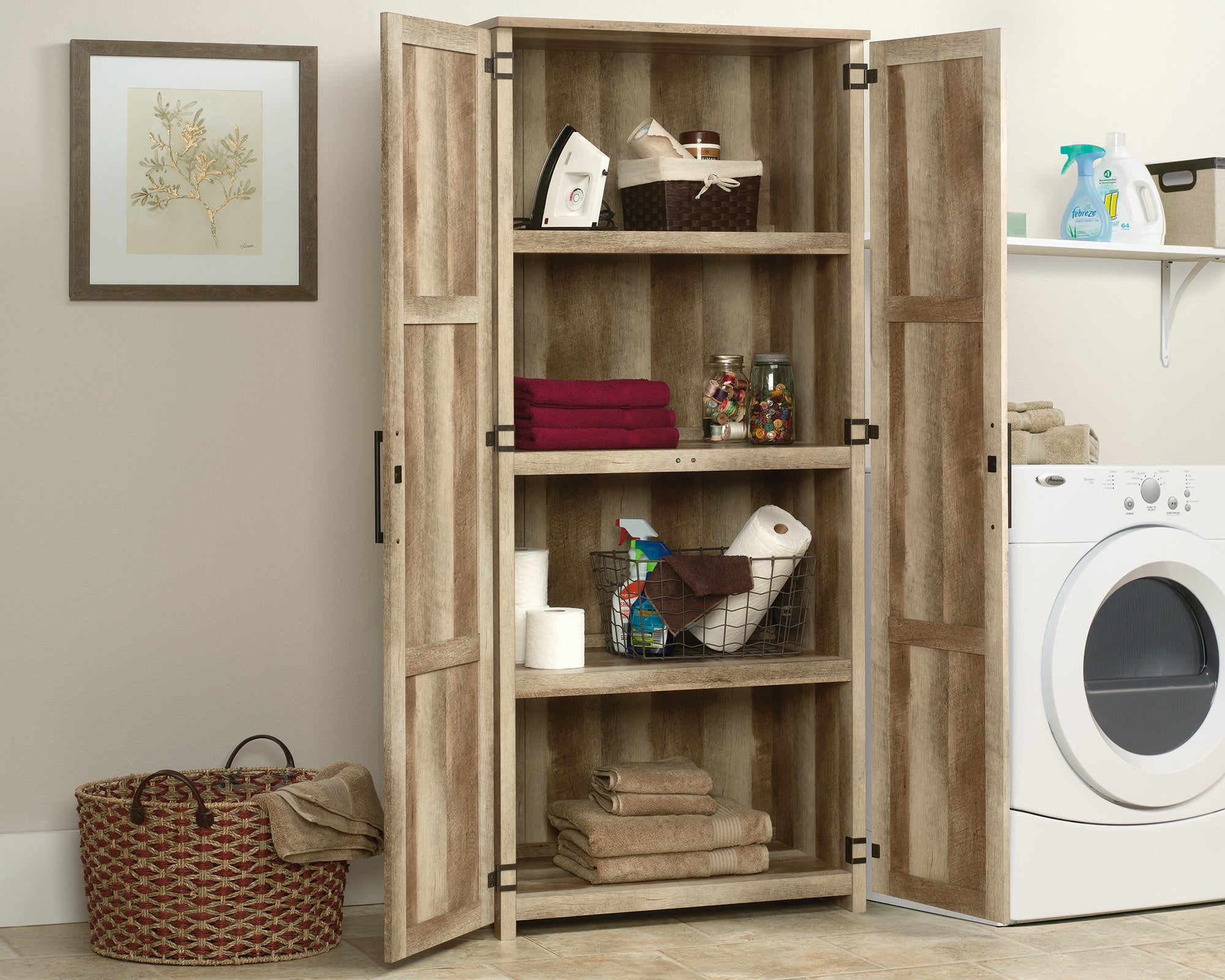 HomePlus Storage Cabinet Lintel Oak