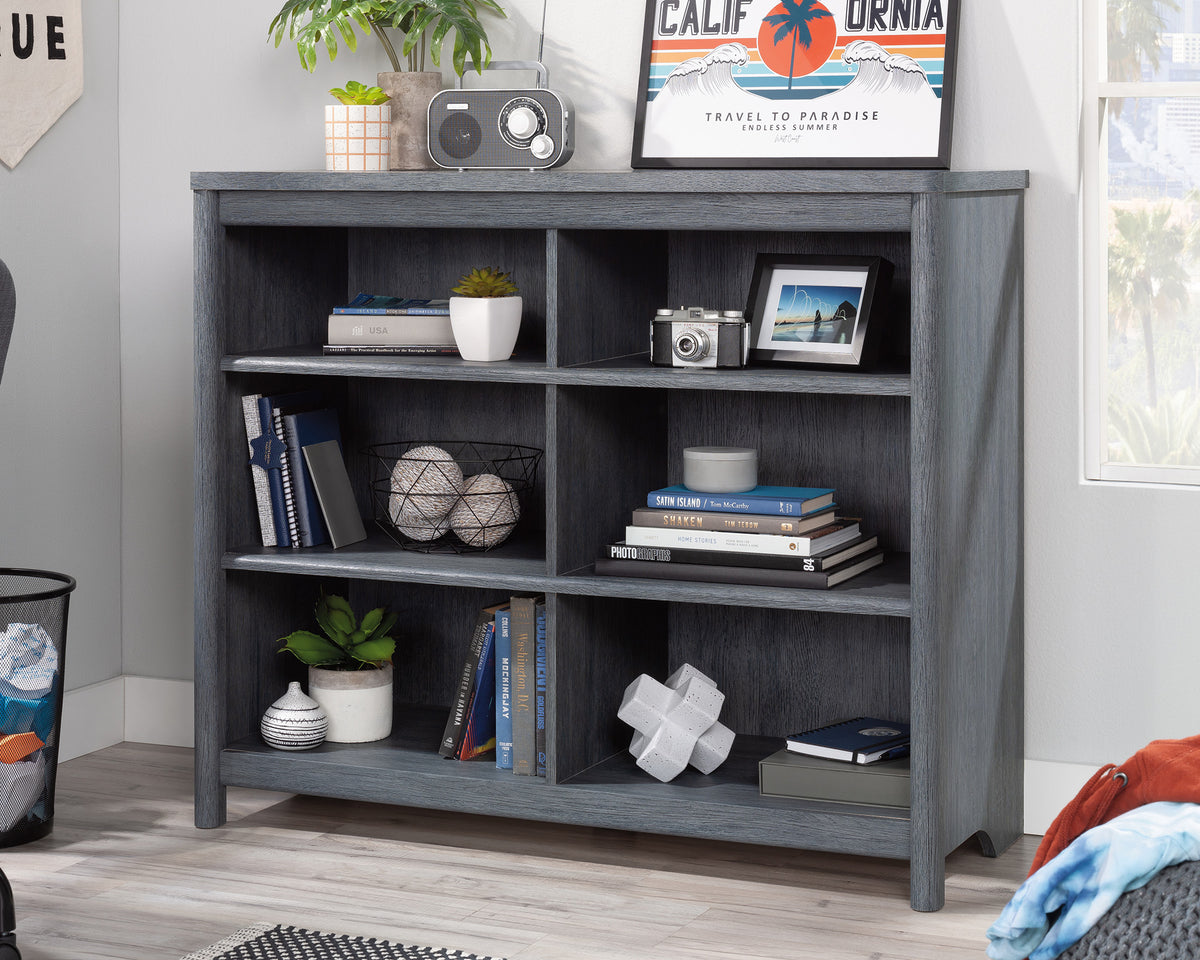 Dover Edge  Cubby Storage Bookcase in Denim Oak