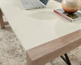 Dixon City  Executive Business Desk in Brushed Oak